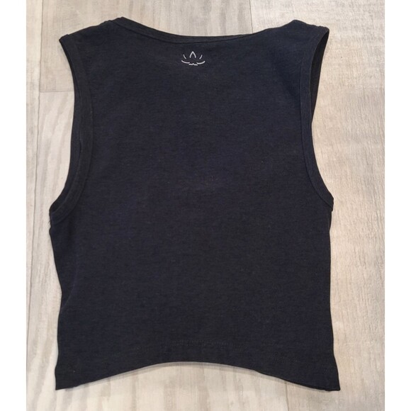 Beyond Yoga Twist Front Black Crop Tank Top Size S Small Athleisure Exercise - Picture 4 of 4